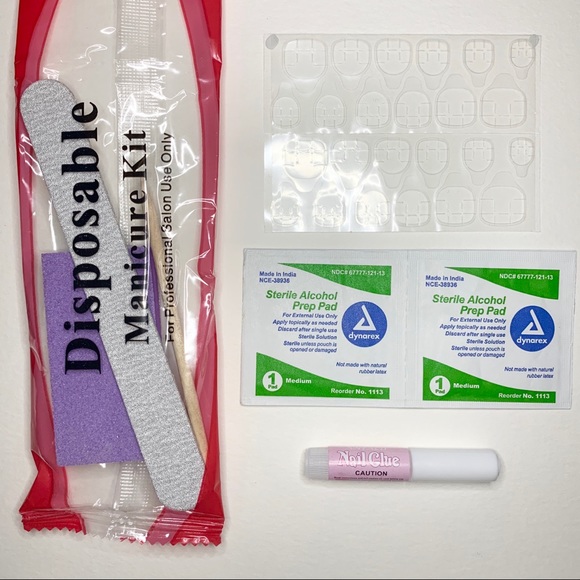 Custom gel press-on nails made by artisan set#6S - Picture 3 of 9